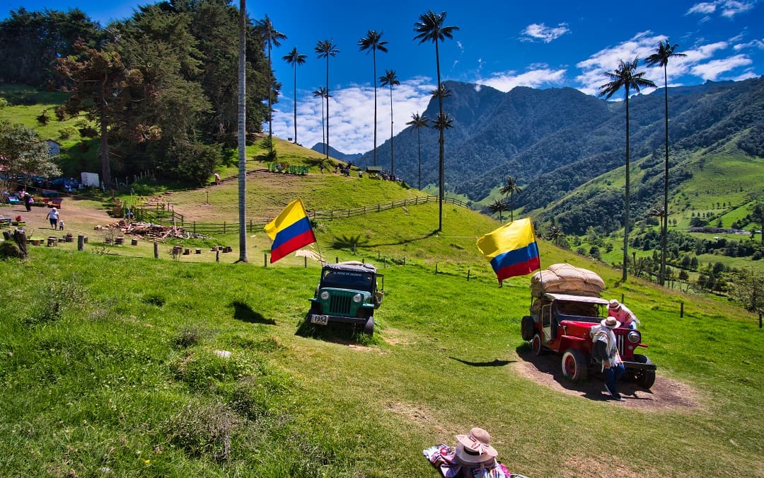 Valle del Cocora con sus icónicas palmas de cera